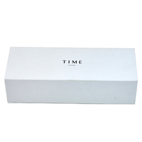 Boîte cadeau magnétique portable haut de gamme personnalisée blanche avec compartiments, emballage en carton rigide écologique pour thé, sérigraphie