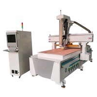 Máquina Fresadora CNC de Escritorio ATC 1530 para Madera, para Fabricación de Muebles, Gabinetes de PVC y Tallado con Mesa de Vacío