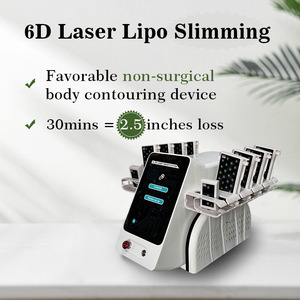 Uống 6D lipolaser mức thấp Laser 635nm 650nm ánh sáng màu đỏ giảm cân tiêm chất béo hòa tan phẳng Tummy lipolysis máy - Product Image 2