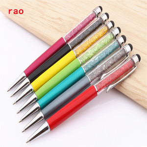 Fashion Stylus <span class=keywords><strong>computer</strong></span> Touch phone screen penna colori Crystal Business office Stationery penna a sfera <span class=keywords><strong>per</strong></span> ufficio e scuola - Product Image 2