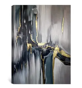 Handmade High Quality Newest Design Acrylic Wall Decor Abstract Artwork Canvas Oil Painting for Living Room