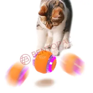 自动滚球猫互动玩具训练自移动小猫玩具智能猫玩具室内玩电动猫球