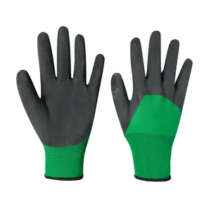 High Quality Cheap Latex Foam Gloves Nylon Non-slip Wear Resistant Protective