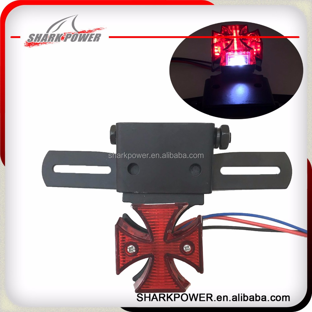Venta caliente Harley motocicleta modificada LED luz de freno y luz de la vuelta están integrados retro multiusos luces traseras