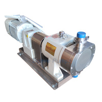 Pompa Transfer Deterjen Industri, Pompa Rotary Lobe Sanitasi SS316L untuk Sabun Cair, Deterjen Cuci Piring, dan Deterjen Cuci Pakaian