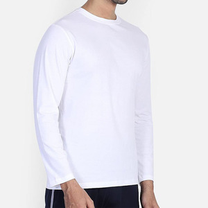 T-shirt à manches longues pour homme, style urbain, écologique, anti-plis, séchage rapide, en coton, vente en gros - Product Image 5