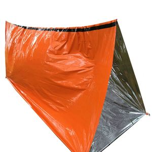 Tente de bivouac d'urgence OEM PE Orange à ouverture rapide automatique quatre saisons, isolation en feuille d'aluminium haute performance - Product Image 2