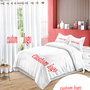 Set di biancheria da letto di <span class=keywords><strong>buon</strong></span> <span class=keywords><strong>natale</strong></span> personalizzato 3D interessante copripiumino creativo personalizzato con tenda doppia Full Queen King Size - Product Image 6