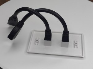 ZOWIE 8K HDMI2.1 Pro Placa de Pared <span class=keywords><strong>F2F</strong></span> Pigtail Ultra-HighSpeed HD Video Panel ABS para Cine en Casa Oficina Inteligente Instalación AV - Product Image 3