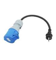 EU Schuko Stecker an 32A 2P E CEE Buchse 3x2,5mm Verlängerung kabel