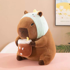 Capybara con búp bê sang trọng hình thú nhồi bông Đồ chơi bông trẻ em capybara đồ chơi dễ thương mềm nhồi bông đồ chơi sang trọng - Product Image 3