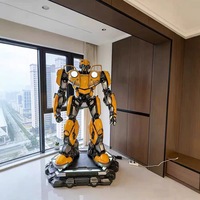 Accesorios de Cine y Televisión de Alta Calidad, Abeja de Fibra de Vidrio para Robot, Escultura de Resina 3D, Artículo Coleccionable de Arte Personalizable