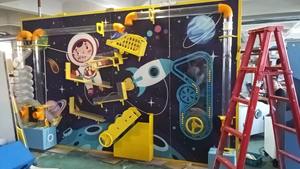 Labirinto d'Aria Interattivo, Attrezzatura per Parco Giochi al Coperto, Giochi con Palla per Bambini, per Parchi Divertimento, Area Giochi Morbida, Attrezzatura per Stanza Sensoriale - Product Image 2