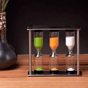 <span class=keywords><strong>Sablier</strong></span> à <span class=keywords><strong>thé</strong></span> en métal au design moderne 3 4 5 minutes avec fonction de rotation pour le chronométrage et les souvenirs - Product Image 4