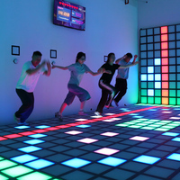 Piste de danse interactive pour jeux d'enfants 30x30cm Lumière de piste de danse interactive à LED jeux lumineu