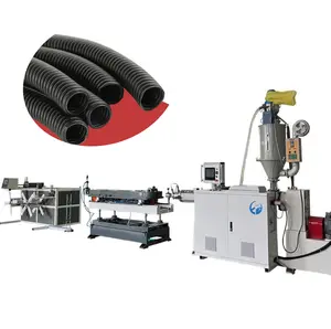 Fullwin machinery hot selling PP PE PVC corrugated pipe making machine price/plastic flexible pipe extrusion machine line price