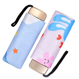 Paraguas Promocional Mini Manual Moderno de 19 Pulgadas, 6 Pliegues, Fácil de Abrir y Cerrar, Protección UV para Verano, Sunny Kinte SK-0133 - Product Image 1