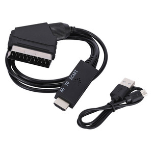 Câble <span class=keywords><strong>Convertisseur</strong></span> <span class=keywords><strong>HDMI</strong></span> vers Scart Mâle-Mâle Audio Vidéo - Vente Flash - Product Image 2
