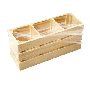 Boîte de rangement de cuisine en bois, organisateur multifonction pour couverts et ustensiles, taille de bureau 8-11,9 pouces, fabriqué à la main - Product Image 5