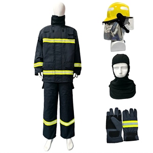 Tuta Antincendio in Aramid Nomex per Vigili del <span class=keywords><strong>Fuoco</strong></span>, Conforme EN 469, Guscio in Twill a 4 Strati, Fornitura Diretta dalla Fabbrica - Product Image 5