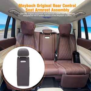 Console centrale arrière de style Maybach pour <span class=keywords><strong>Mercedes</strong></span> GLS X167 |   Amélioration de l'accoudoir de première classe de luxe |   Adaptation OEM - Product Image 4