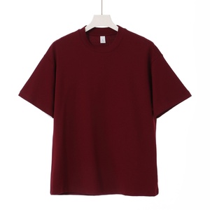<span class=keywords><strong>เสื้อ</strong></span>ยืดผ้าฝ้ายระบายอากาศได้ดีสำหรับผู้ชายผู้หญิงผ้าฝ้ายเมอร์ไซด์240g แขนครึ่งเล็กยืดคอเสื้อ100% - Product Image 5