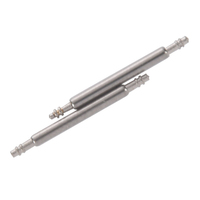 Barre à ressort double frange 18mm 20mm 22mm 24mm en acier inoxydable 304L, longueur 8-28mm, pour bracelet de montre