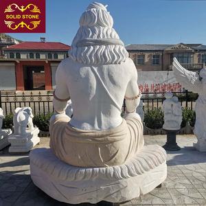 大理石シヴァ像等身大ガーデン装飾混合色 - Product Image 4