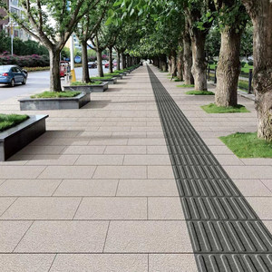 Carrelage extérieur en quartz écologique 300x600 pour pavage de sol, imitation brique PC pour cour rurale, carrelage céramique antidérapant - Product Image 2