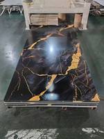 Panel de PVC de Mármol Moderno de 2.5mm, Resistente al Fuego y al Agua, de Buena Calidad, para Techos Falsos en Hoteles y Villas