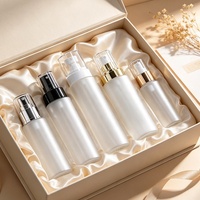 Flacon pulvérisateur en plastique PET givré de 120 ml, 150 ml, 200 ml, vaporisateur cosmétique portable de voyage pour les soins de la peau et les parfums/toniques