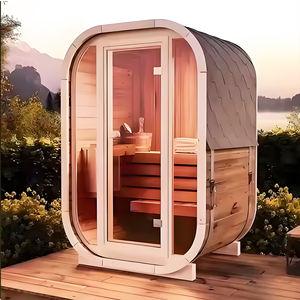 <span class=keywords><strong>Sauna</strong></span> de Madera Moderna para Interiores y Exteriores, Seca, para 8 Personas, de Lujo, con Control Automático, Tradicional, para Terapias de Bienestar - Product Image 4