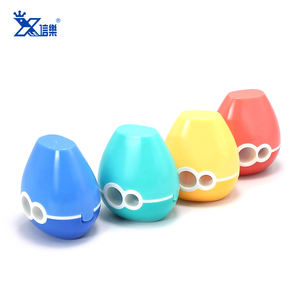 Nuevo diseño logotipo personalizado 2 agujeros tajadores de lpiz con diseo papelería precios al por mayor sacapuntas Manual para la venta - Product Image 2