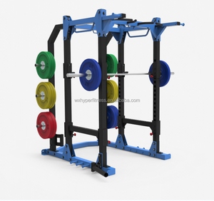 Equipo de Gimnasio para Entrenamiento de Fuerza, Máquina Smith y Rack de Sentadillas, Material Metálico, Rack de Sentadillas Multifuncional - Product Image 1