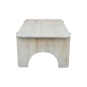 Elegante Mesa de Comedor de Madera de Mango Sólida, Diseño Minimalista, Construcción de Madera Dura Resistente y Duradera para Comedor, Muebles para el Hogar - Product Image 1