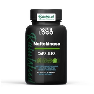 Nattokinase Suplementos Venta al por mayor Mejor precio 20000fu Enzimas Orgánica Nattokinase Cápsulas - Product Image 1