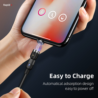 Vente en gros en stock 3 en 1 câble de charge magnétique 540 micro téléphones mobiles type c usb chargeur rapide usb câble usb