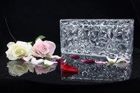 Bloc de verre de bloc de cristal creux clair et de couleur de marque Jinghua de haute qualité