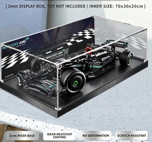 กล่องอะคริลิคใสกันฝุ่นสำหรับเลโก้ 42171 เมอร์เซเดส เบนซ์ <span class=keywords><strong>F1</strong></span> รถแข่งรุ่นสะสมตู้โชว์ - Product Image 5