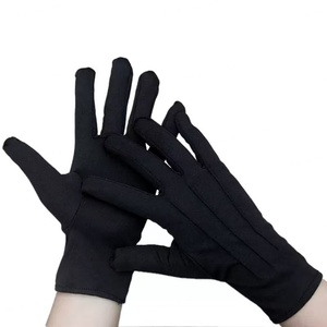 Gants de parade en coton en gros directement de l'usine, gants de cérémonie à revers à pression pour garde d'honneur, vêtements de sécurité formels durables - Product Image 2