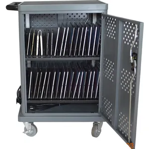 Chromebook Tablet Storage And Charging Trolley 32 Device Charging Cabinet Cart