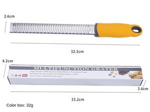 Utensilios de Cocina, Rallador de Queso y Limón de Acero Inoxidable con Mango Antideslizante para Uso con Verduras y Frutas - Product Image 6