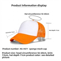 Casquette Trucker en Mousse à 5 Panneaux, Maille Respirante, Réglable, Vente en Gros, Impression Personnalisée, Logo Brodé, Tendance
