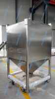 Mélangeur automatique de poubelle de double colonne de série de HZD d'approvisionnement d'usine mini machine portative diesel de mélangeur de poudre de nourriture de mélange
