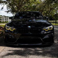 Module LED DRL Angel Eyes jaune M3 M4 pour BMW F80 F82, feux de jour jaunes 63117493230 63117493229, 2018-2020