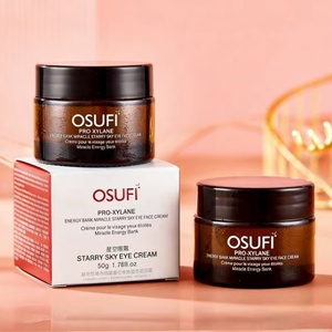 Envase Redondo de Vidrio Negro para Crema Facial Humectante, Blanqueadora y Nutritiva a Prueba de Luz - Product Image 3