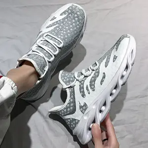 Men's lace-up sneakers new running men's casual walking shoes air cushion men's sports shoes light chunky shoes