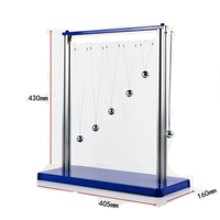 Démonstrateur de vibrations et de résonances forcées, style boule oscillante, équipement de laboratoire de physique pour lycée, pendule de Newton anti-gravité
