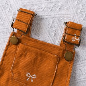 Conjunto de Ropa para Niña de 0 a 18 Meses, Mono de Manga Corta con Volantes + Overol Estampado de Color Sólido, Ropa para Bebé Recién Nacido - Product Image 3