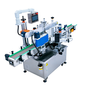 Machine d'étiquetage automatique recto-verso pour bouteilles carrées et rondes, idéale pour les flacons cosmétiques et les flacons de gel douche - Product Image 3